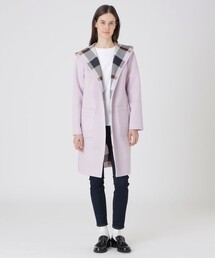 BLUE LABEL CRESTBRIDGE（ブルーレーベルクレストブリッジ）の「クレストブリッジチェックリバーシブルダンボールコーディガン（その他アウター）」