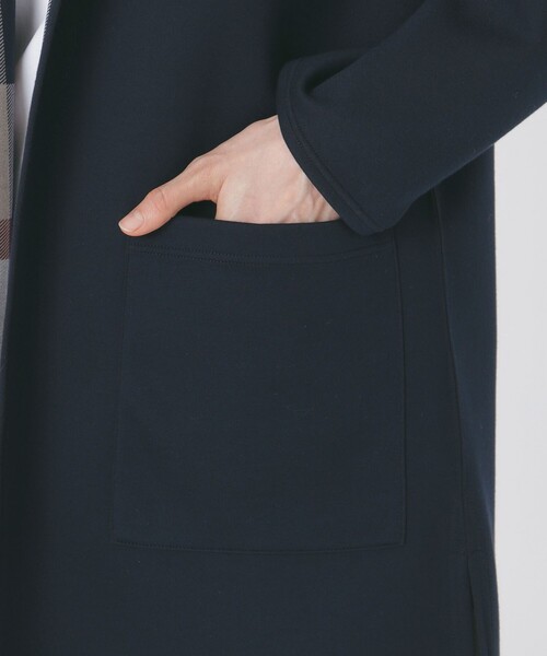 BLUE LABEL CRESTBRIDGE（ブルーレーベルクレストブリッジ）の「クレストブリッジチェックリバーシブルダンボールコーディガン（その他アウター・レディース・パープル/ダークネイビー/ブラック・38）」の14枚目の写真