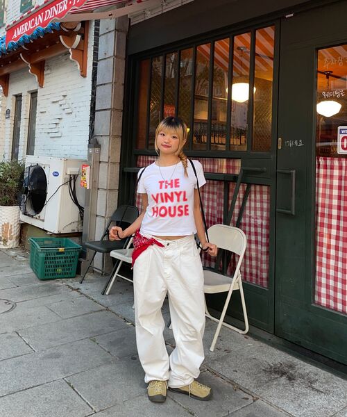 THEVINYLHOUSE(ザバイニルハウス)の「SPRAY LOGO TEE WHITE (VH2DSUT500A)(Tシャツ/カットソー・メンズ・その他・L/M/S)」の12枚目の写真