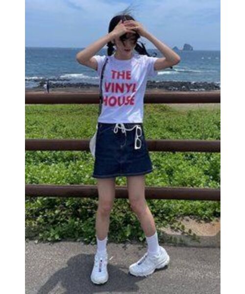 THEVINYLHOUSE(ザバイニルハウス)の「SPRAY LOGO TEE WHITE (VH2DSUT500A)(Tシャツ/カットソー・メンズ・その他・L/M/S)」の7枚目の写真