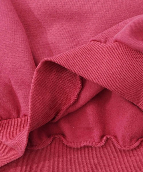 ScoLar(スカラー)の「153768:ネコのボアアップリケ×刺繍 裏起毛プルオーバー(Tシャツ/カットソー・レディース・ブラック/グリーン/ピンク・M)」の18枚目の写真