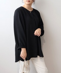 MB mint breeze（エムビーミントブリーズ）の「【WEB/一部店舗限定】【LL～6L 大きいサイズ】Vネックブラウス（シャツ/ブラウス）」