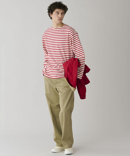 Dickies（ディッキーズ）の「Dickies | 〈別注〉チノスラックス MEN（チノパンツ・メンズ・オレンジ/ネイビー/カーキ/ブラック・S/M/L）」の5枚目の写真