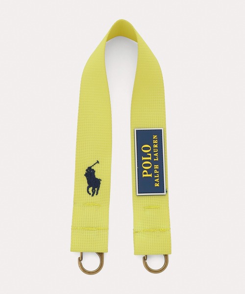 POLO RALPH LAUREN(ポロ ラルフ ローレン)の「カラビナ ストラップベルト(ベルト・レディース・レッド/レモンイエロー/オレンジ/ネイビー・FREE)」の6枚目の写真