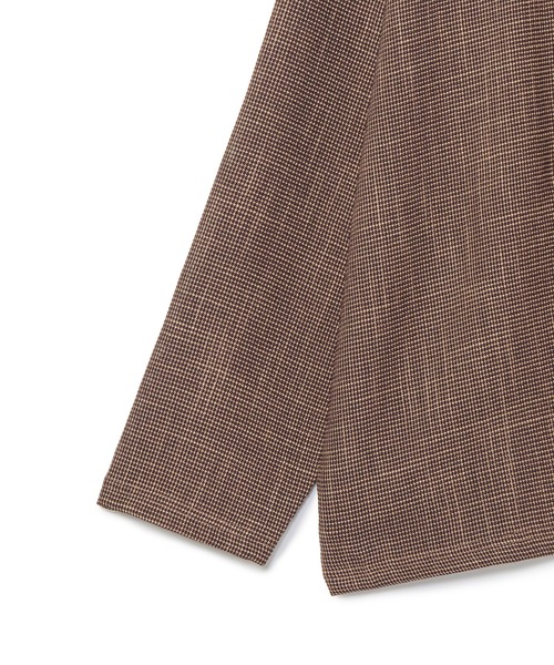 MEN'S BIGI（メンズビギ）の「トリッカーカラミ ノーカラーカーディガン（カーディガン/ボレロ・メンズ・ブラウン系その他/ブラック・03/02）」の8枚目の写真