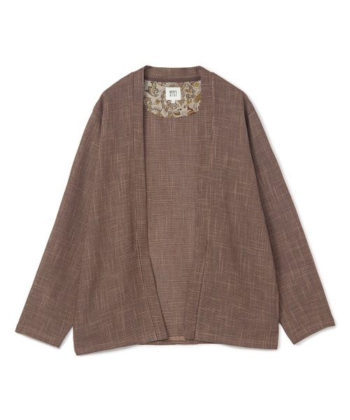 MEN'S BIGI(メンズビギ)の「トリッカーカラミ ノーカラーカーディガン(カーディガン/ボレロ・メンズ・ブラウン系その他/ブラック・03/02)」の15枚目の写真