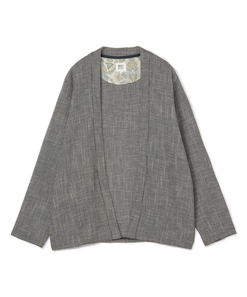 MEN'S BIGI(メンズビギ)の「トリッカーカラミ ノーカラーカーディガン(カーディガン/ボレロ・メンズ・ブラウン系その他/ブラック・03/02)」の16枚目の写真