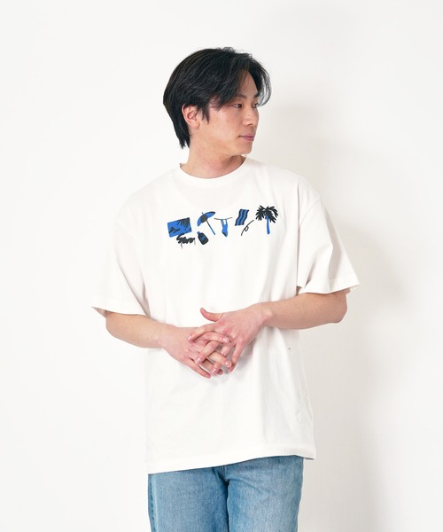 Common Noun(コモン ナウン)の「“SEA” Yuta Mihira 半袖T(Tシャツ/カットソー・レディース・ブラック系その他/ブルー系その他/ベージュ/ボルドー/ホワイト・XL/M/L)」の2枚目の写真
