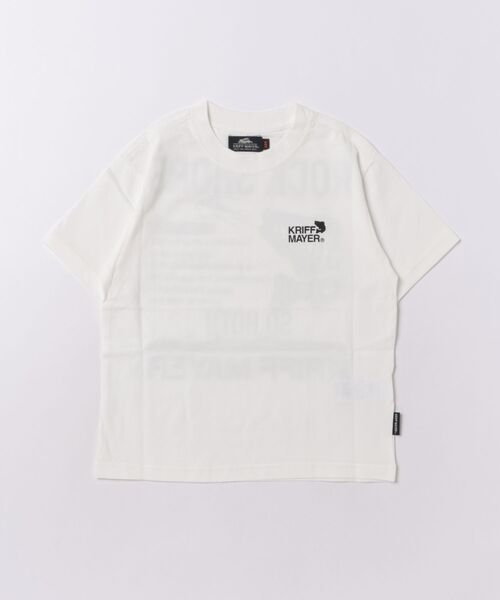 KRIFF MAYER Kid's Collection（クリフメイヤーキッズコレクション）の「【綿100％】天竺プリントT(シーバス)（Tシャツ/カットソー・キッズ・オフホワイト/ブルー/ブラック/グリーン・160/150/140/130/170/120）」の2枚目の写真