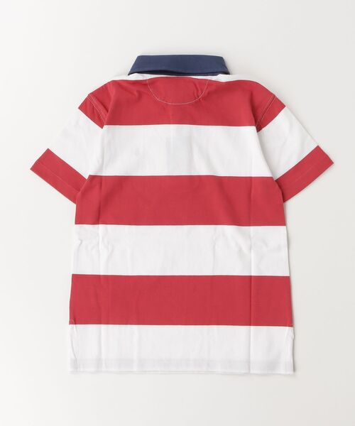 ストライプド コットン ショートスリーブ ラグビー シャツ（その他