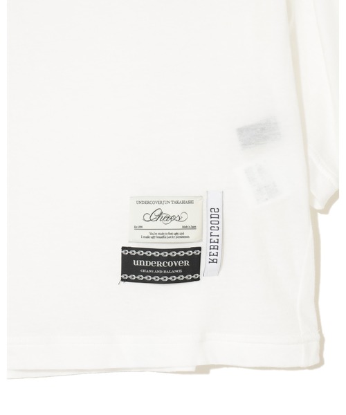 UNDERCOVER(アンダーカバー)の「UC1F8804-2(Tシャツ/カットソー・レディース・ブラック/ホワイト・2/1)」の6枚目の写真