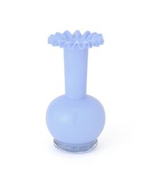 Francfranc（フランフラン）の「フリル フラワーベース L ブルー（フラワーベース）」