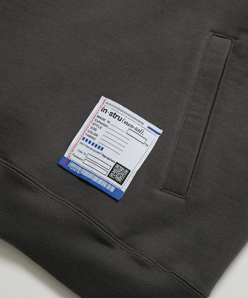 In・stru(men-tal).(インストルメンタル)の「【MIHARAYASUHIRO/ミハラヤスヒロ】HEAVY WEIGHT FRENCH TERRY PULLOVER【定番】/in・stru(men-tal).(スウェット・メンズ・ダークグレー/ブラック・48/46/44)」の10枚目の写真