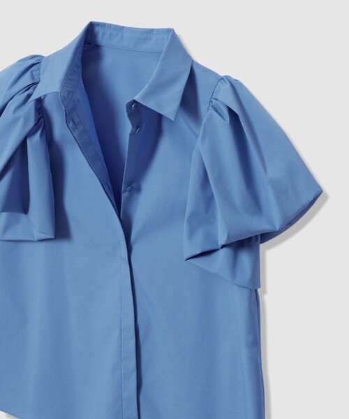 LOULOU WILLOUGHBY（ルルウィルビー）の「【LOULOU WILLOUGHBY】バルーンスリーブシャツブラウス（シャツ/ブラウス・レディース・ホワイト/ブラック/ブルー・2）」の17枚目の写真