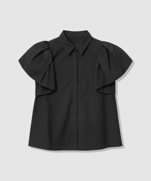 LOULOU WILLOUGHBY（ルルウィルビー）の「【LOULOU WILLOUGHBY】バルーンスリーブシャツブラウス（シャツ/ブラウス・レディース・ホワイト/ブラック/ブルー・2）」の7枚目の写真