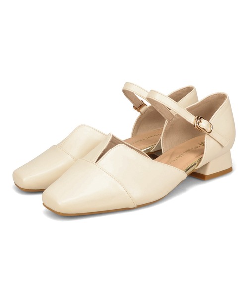 WA ORiental TRaffic(ダブルエーオリエンタルトラフィック)の「スリット セパレート パンプス /62110(パンプス・レディース・ブラック/ブラウン/ホワイト・SS/S/M/L/LL/3L)」の4枚目の写真