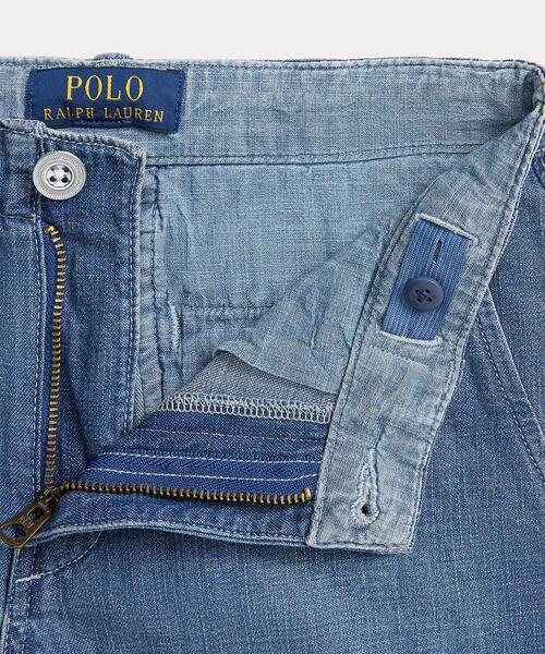 POLO RALPH LAUREN CHILDRENSWEAR(ポロ ラルフ ローレン チルドレンズウェア)の「インディゴ コットン デニム ショートパンツ(デニムパンツ・キッズ・ブルー・10/14/16)」の3枚目の写真