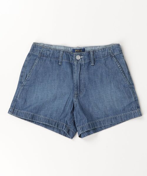 POLO RALPH LAUREN CHILDRENSWEAR(ポロ ラルフ ローレン チルドレンズウェア)の「インディゴ コットン デニム ショートパンツ(デニムパンツ・キッズ・ブルー・10/14/16)」の4枚目の写真