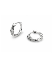 Melted Line Hoop Pierce / 金属アレルギー対応