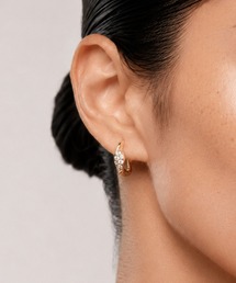 Melted Line Hoop Pierce / 金属アレルギー対応