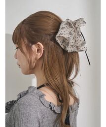 EATME | フラワーリボンヘアクリップ(バレッタ/ヘアクリップ)