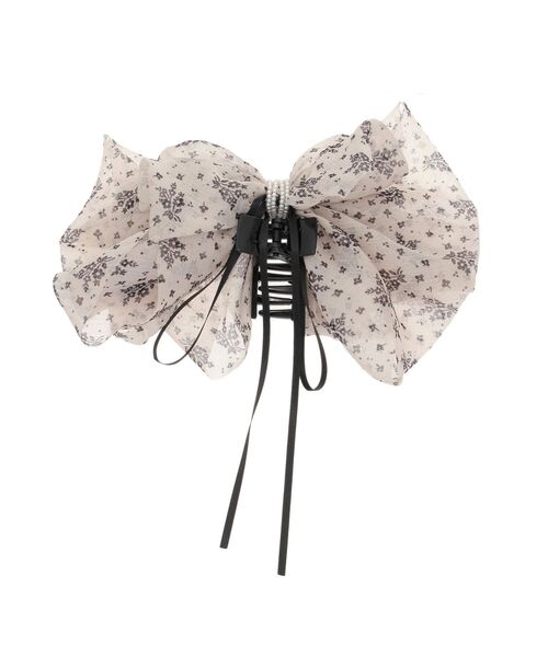 EATME（イートミー）の「フラワーリボンヘアクリップ（バレッタ/ヘアクリップ・レディース・ブラック/アイボリー・FREE）」の10枚目の写真