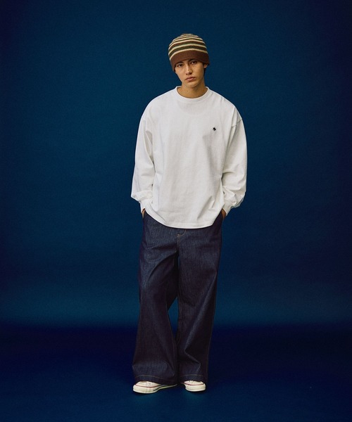 POLO BCS（ポロ ビーシーエス）の「【POLO British Country Spirit】クルーネックロンT（Tシャツ/カットソー・メンズ・ネイビー/グリーン/ホワイト・MEDIUM/LARGE）」の4枚目の写真