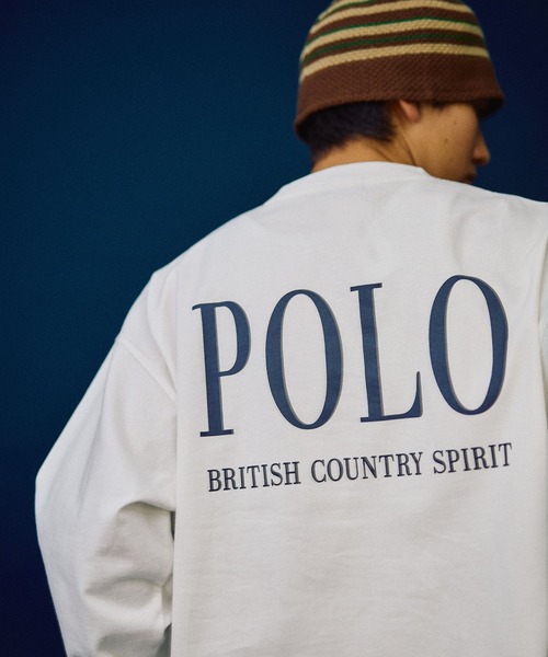 POLO BCS（ポロ ビーシーエス）の「【POLO British Country Spirit】クルーネックロンT（Tシャツ/カットソー・メンズ・ネイビー/グリーン/ホワイト・MEDIUM/LARGE）」の15枚目の写真