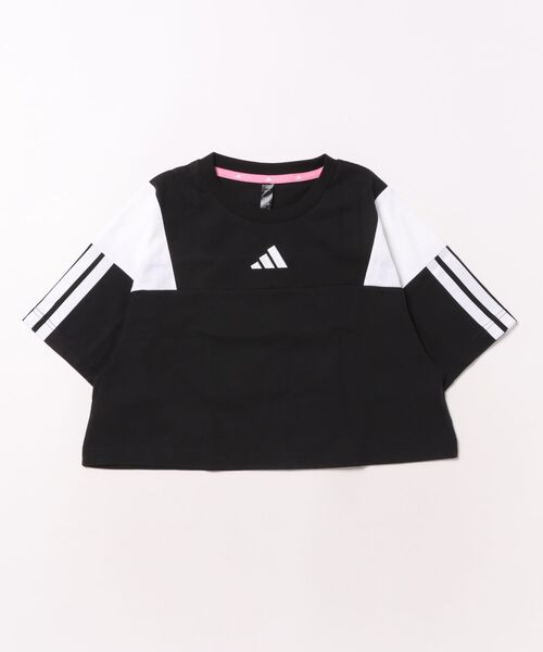 adidas(アディダス)の「adidas/アディダス 半袖 Tシャツ キッズ G CB SS Tシャツ WH096(Tシャツ/カットソー・キッズ・ブラック/ライトブルー/ライラック・140cm/150cm/130cm)」の12枚目の写真