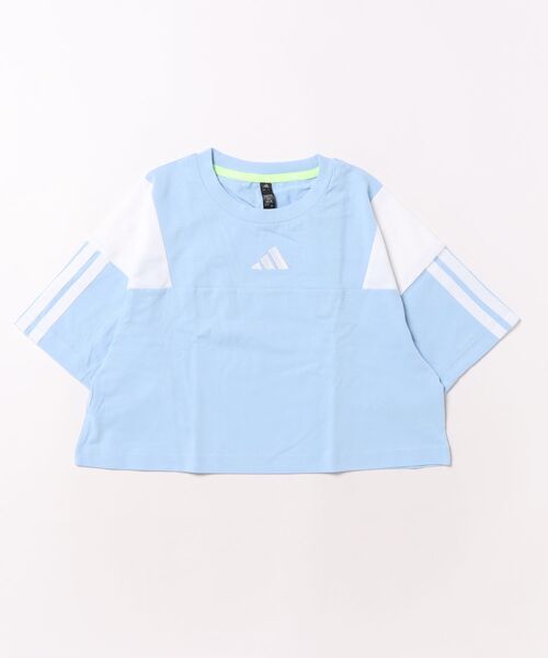 adidas(アディダス)の「adidas/アディダス 半袖 Tシャツ キッズ G CB SS Tシャツ WH096(Tシャツ/カットソー・キッズ・ブラック/ライトブルー/ライラック・140cm/150cm/130cm)」の18枚目の写真