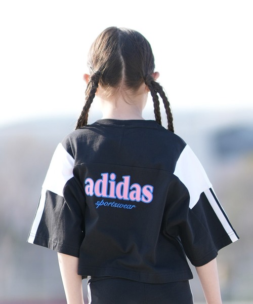 adidas(アディダス)の「adidas/アディダス 半袖 Tシャツ キッズ G CB SS Tシャツ WH096(Tシャツ/カットソー・キッズ・ブラック/ライトブルー/ライラック・140cm/150cm/130cm)」の8枚目の写真