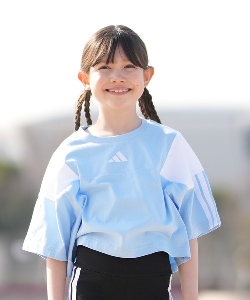 adidas(アディダス)の「adidas/アディダス 半袖 Tシャツ キッズ G CB SS Tシャツ WH096(Tシャツ/カットソー・キッズ・ブラック/ライトブルー/ライラック・140cm/150cm/130cm)」の13枚目の写真
