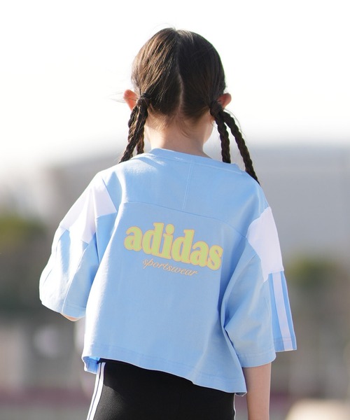 adidas(アディダス)の「adidas/アディダス 半袖 Tシャツ キッズ G CB SS Tシャツ WH096(Tシャツ/カットソー・キッズ・ブラック/ライトブルー/ライラック・140cm/150cm/130cm)」の14枚目の写真