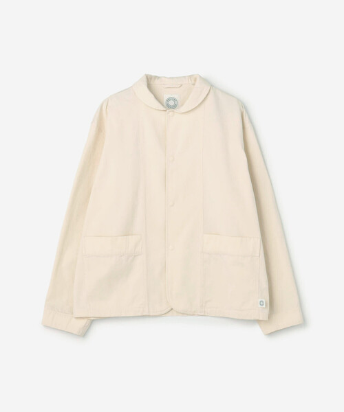 ORCIVAL（オーシバル）の「ORCIVAL | ビンテージツイル ラウンドカラー ライトジャケット WOMEN（その他アウター・レディース・ブラック/アイボリー・1）」の3枚目の写真