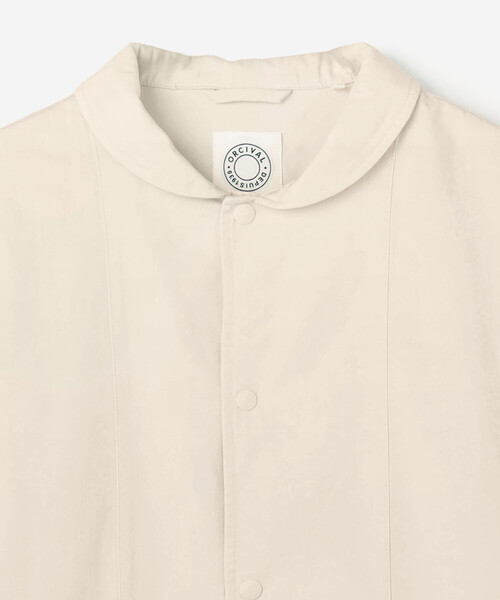 ORCIVAL（オーシバル）の「ORCIVAL | ビンテージツイル ラウンドカラー ライトジャケット WOMEN（その他アウター・レディース・ブラック/アイボリー・1）」の5枚目の写真
