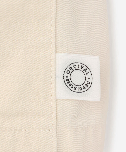 ORCIVAL（オーシバル）の「ORCIVAL | ビンテージツイル ラウンドカラー ライトジャケット WOMEN（その他アウター・レディース・ブラック/アイボリー・1）」の10枚目の写真
