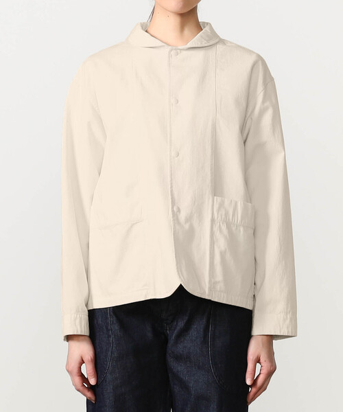 ORCIVAL（オーシバル）の「ORCIVAL | ビンテージツイル ラウンドカラー ライトジャケット WOMEN（その他アウター・レディース・ブラック/アイボリー・1）」の11枚目の写真