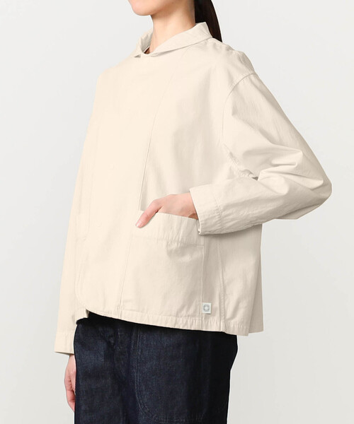 ORCIVAL（オーシバル）の「ORCIVAL | ビンテージツイル ラウンドカラー ライトジャケット WOMEN（その他アウター・レディース・ブラック/アイボリー・1）」の14枚目の写真