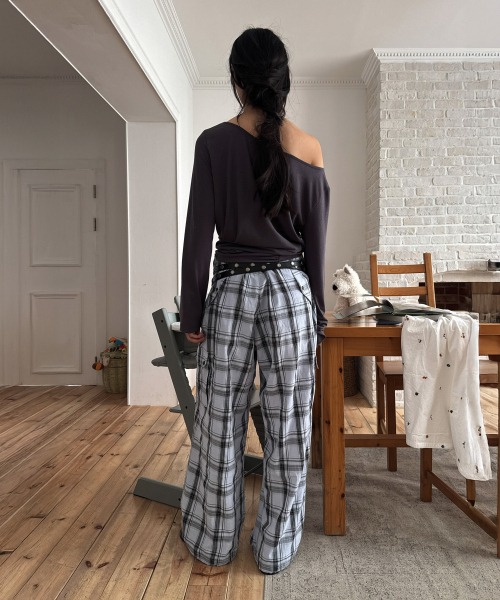 DIAGONAL(ダイアゴナル)の「LOOSE SHIRRING TOP (charcoal)(Tシャツ/カットソー・レディース・その他・FREE)」の6枚目の写真