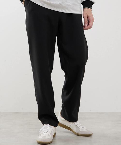 MEN'S MELROSE(メンズメルローズ)の「ストレッチダブルクロス リラックステーパードパンツ(その他パンツ・メンズ・ベージュ/グレー/ブラック・2/3/4)」の2枚目の写真