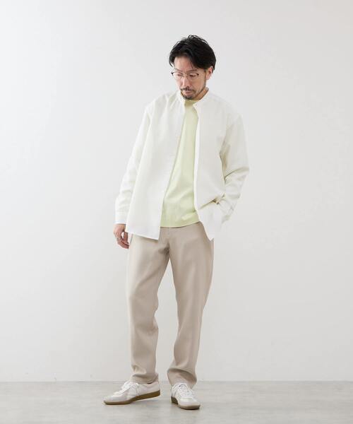 MEN'S MELROSE(メンズメルローズ)の「ストレッチダブルクロス リラックステーパードパンツ(その他パンツ・メンズ・ベージュ/グレー/ブラック・2/3/4)」の21枚目の写真