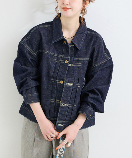 【WEB＋一部店舗限定】LEE / リー LOOSEFIT COWBOY JACKET One Wash/Rins
