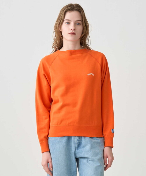 ORCIVAL(オーシバル)の「ORCIVAL | コットン裏毛 ボートネックプルオーバー WOMEN(スウェット・レディース・グレー/ブルー系その他/アイボリー・2/1)」の15枚目の写真