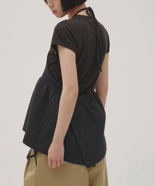 TODAYFUL(トゥデイフル)の「TODAYFUL Soft Fraice T-shirts ソフトフライスTシャツ/12610625(Tシャツ/カットソー・レディース・スミクロ/グレー/アイボリー・ONE SIZE)」の10枚目の写真