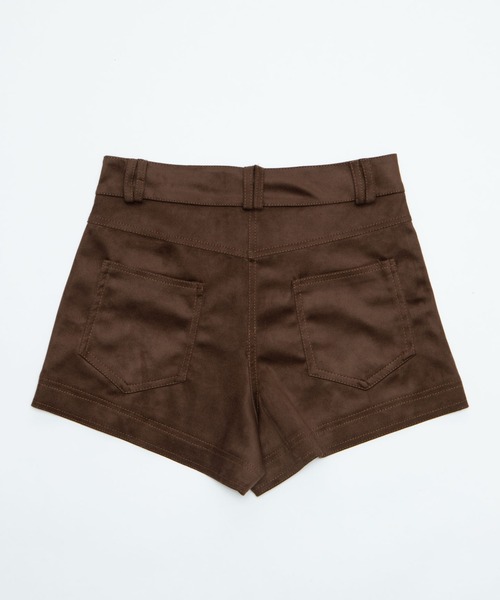 dispark（ディスパーク）の「DISPARK/【26年春夏新作】スエードマイクロパンツ（その他パンツ・レディース・ブラック/ブラウン・FREE）」の4枚目の写真