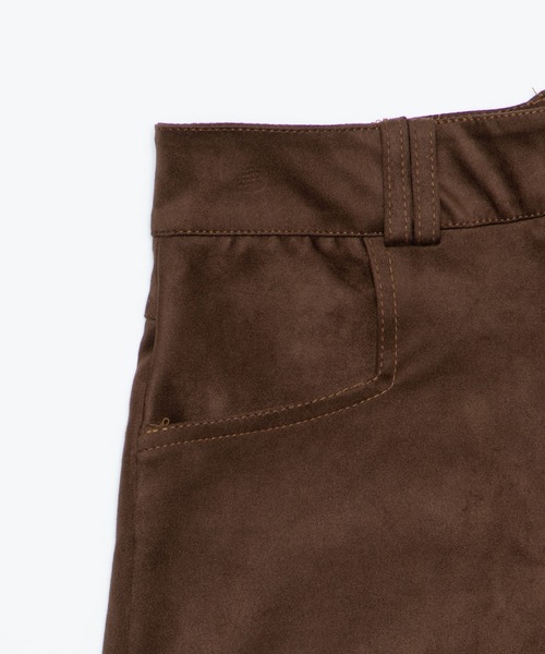 dispark（ディスパーク）の「DISPARK/【26年春夏新作】スエードマイクロパンツ（その他パンツ・レディース・ブラック/ブラウン・FREE）」の7枚目の写真