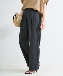 B.C STOCK（ベーセーストック）の「《S/Mサイズ展開》手洗い可 / フレンチリネンストレートパンツ（その他パンツ）」