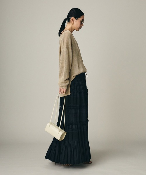 Chaos（カオス）の「Chaos(カオス)/ ノーマンリネンプルオーバー（ニット/セーター・レディース・カーキ/ベージュ・FREE）」の4枚目の写真