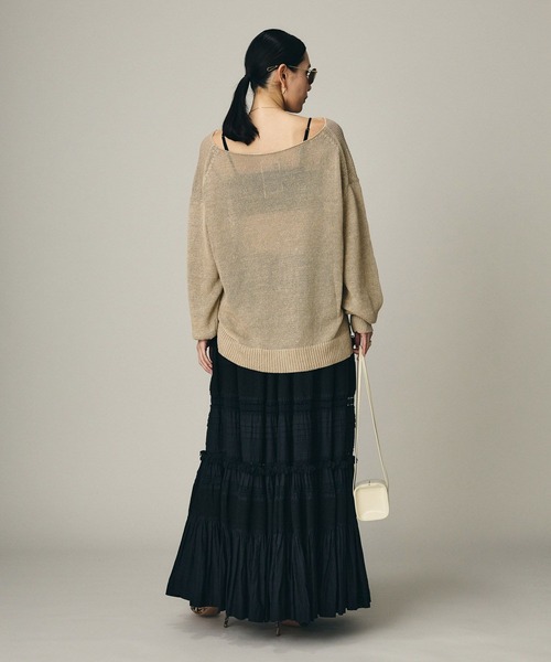 Chaos（カオス）の「Chaos(カオス)/ ノーマンリネンプルオーバー（ニット/セーター・レディース・カーキ/ベージュ・FREE）」の5枚目の写真
