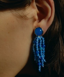 【IRIS 47】tarantella blue agate earring/タランテラ ブルーアゲート イヤリング